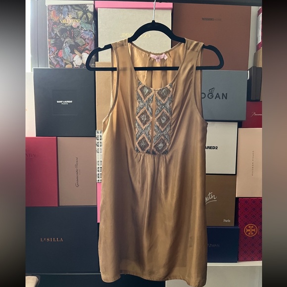 Silk Embroidered Beaded Tunic - Picture 1 of 3